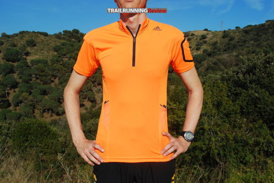 Adidas Half Zip Tee