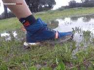 Adidas Supernova Riot W: aunque no son impermeables, aguantan bastante la lluvia y las salpicaduras al pisar charcos