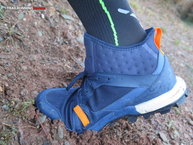 Probando el agarre en barro de las Adidas Supernova Riot.