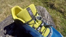 El grosor de la lengüeta es ideal para que no clave la lazada en las Adidas Terrex Trailmaker.