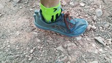 Altra Lone Peak 4.5 - Bolsa para los cordones, una posible mejora