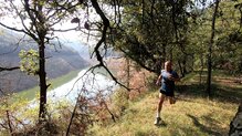 Altra Olympus 6, suela muy ancha.