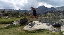 Altra Olympus 6, buena adherencia en roca.