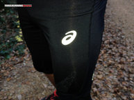 Asics Fujitrail Knee: Logo Asics reflectante