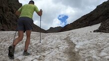 Palos con rosetas para la nieve.