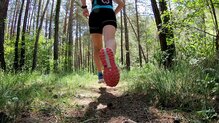 Brooks Caldera 6.  Suela con buen grip en la mayoría de terrenos.