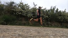 Brooks Catamount en accin.