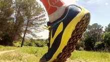 Brooks Puregrit 6 - sujeccion del talon en plena accion