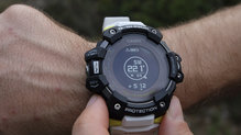 Mientras corremos tendremos mucha informacin en las pantallas del Casio G-shock GBD-H1000-1A7