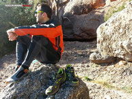Descansando después de un duro entreno con las Chiruca Raptor GTX.
