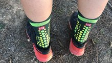 El Compressport Pro Racing Socks Trail v3.0 tiene diseo llamativo