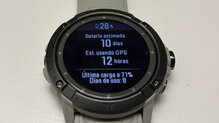 Pantalla de uso de la batería