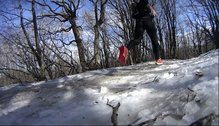 Dynafit Trailbreaker, sobre nieve en el Montseny.