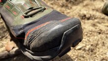 Dynafit Ultra 50 GTX: detalle del refuerzo Ballistic Bumper