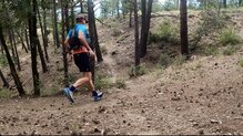 Dynafit Ultra. En terrenos rotos, muy buena respuesta también.