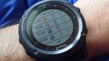 Garmin Fenix 3 HR: Detalles del tiempo sincronizando AccuWeather mediante el smartphone