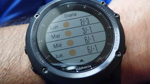 Garmin Fenix 3 HR: Detalles del tiempo sincronizando AccuWeather mediante el smartphone