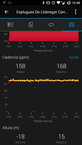 Garmin Fenix 3 HR: Gráficos de parámetros más avanzados como la cadencia