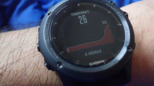 Garmin Fenix 3 HR: Grfica de la evolucin de la temperatura