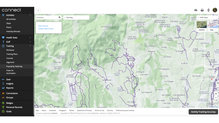 El heatmaps para conocer las rutas ms utilzadas en la zona