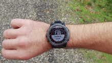 Con lluvia, el Garmin Fenix 5X Plus sigue funcionando igual