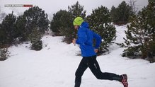 Probando la membrana Gore-Tex Active bajo la nieve