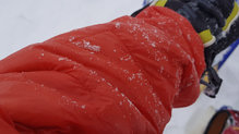 El tejido Lifaloft ha aguantado perfectamente las condiciones de nieve y lluvia