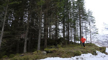 Corriendo por noruega con la chaqueta de Helly Hansen