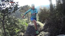 Las Hoka One One Speedgoat W tienen un gran agarre incluso en roca hmeda.