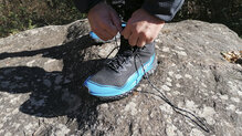 Las INOV-8 RocFly G 390 quedan bien fijadas al pie