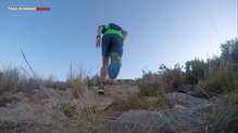 Excelente traccin sobre roca con las  Inov-8 Trailtalon 275.