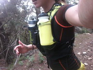 Instinct Evolution Trail Vest en accin.