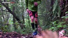 Comprobando la medisuela de estas Kalenji Kiprun Trail XT6