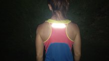  La Sportiva Joy Tank, vista del reflectante trasero.