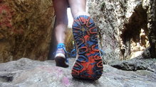 La Sportiva Lycan W, su suela  es de Frixion AT con Impact Brake System. 