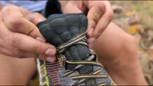 Los tejidos de la zapatilla aguantan bien el paso del tiempo.