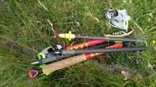 Leki Micro Trail Race, son muy rpidos y fciles de plegar dando a un simple botn en el tramo superior.