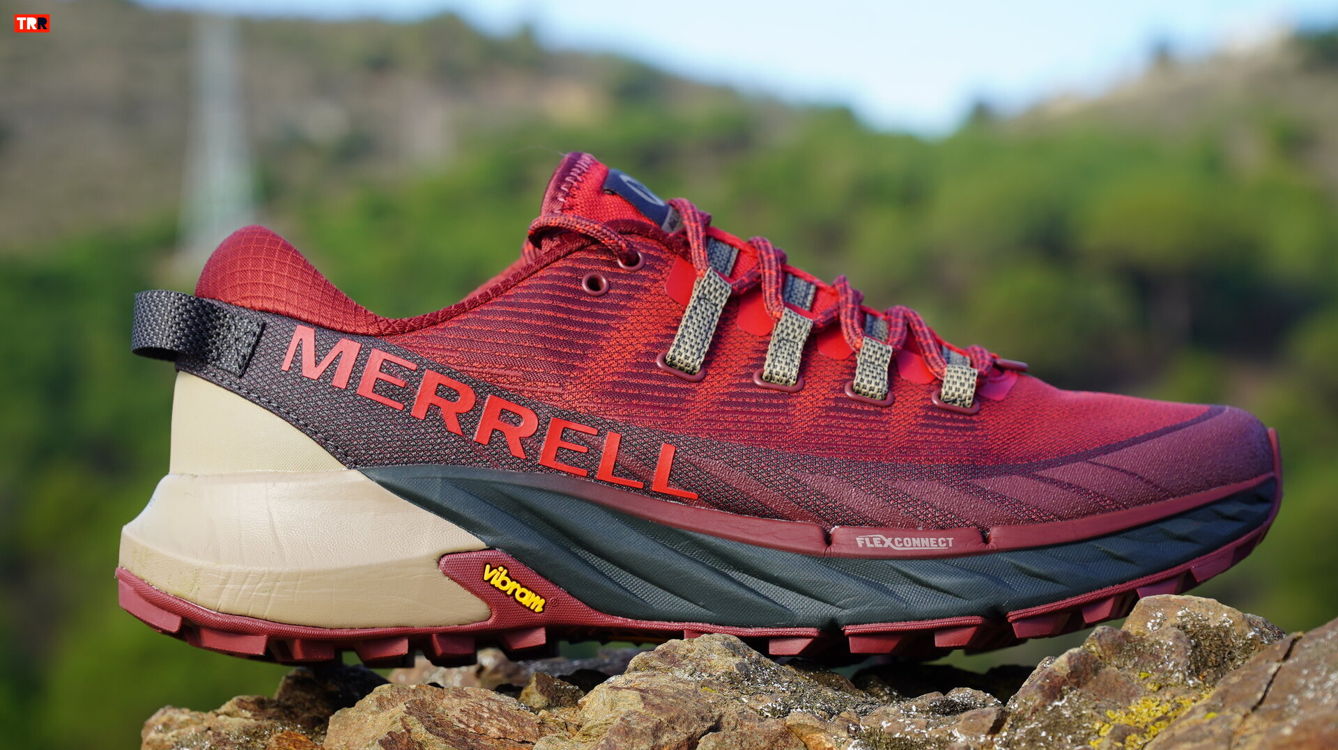 Zapatillas Merrell Agility Peak 4 Hombre Rojo