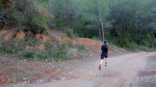 Incluso nos atrevimos hacer entrenamientos intervalicos con las Merrell Agility Peak 4