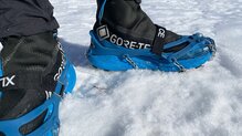Merrell Agility Peak 5 Zero Gore-Tex. Uso de crampones con nieve dura 