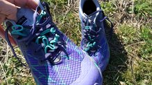 Merrell Agility Peak Flex: hemos sacado los cordones de los pasadores y ajustamos an ms