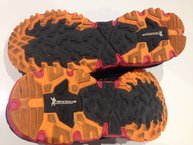 Imágenes de la suela Michelin de las Mizuno Wave Daichi 2 después de varios quilómetros