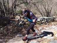 Con las Mizuno Wave Daichi 2 subiendo montañas en Andorra
