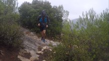 Sobre roca mojada el agarre de las Mizuno Wave Ibuki GTX  es muy buen