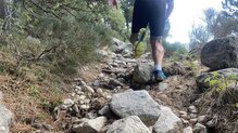 Las Mizuno Wave Rider TT tienen cierta polivalencia aunque sufren cuando salimos del sendero