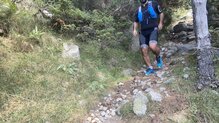 El agarre y la torsión lateral de las Mizuno Wave Rider TT sufre  en los terrenos más técnicos 