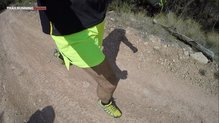 Buena transpiracin en las Montrail Bajada II.