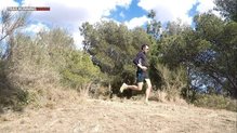 Primeros kilómetros con las Montrail Bajada II.