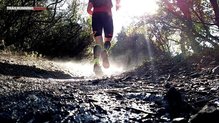 Probando la mediasuela de estas Montrail FluidFlex FKT