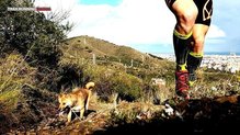 Probando la mediasuela de estas Montrail FluidFlex FKT